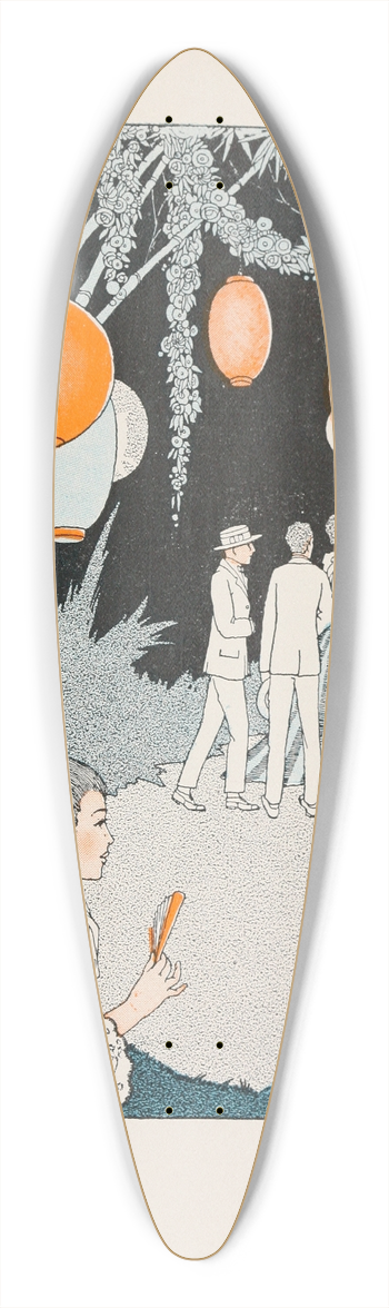 Miska Petersham - Fiesta 39.3 inch art pintail longboard deck