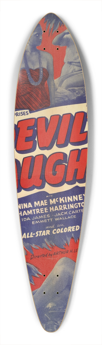 Morgan Litho Co. - The devils daughter 39.3 inch art pintail longboard deck