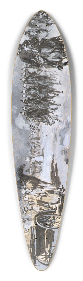 Moritz Ledeli - Defilierung auf der Schmelz in Wien 39.3 inch art pintail longboard deck