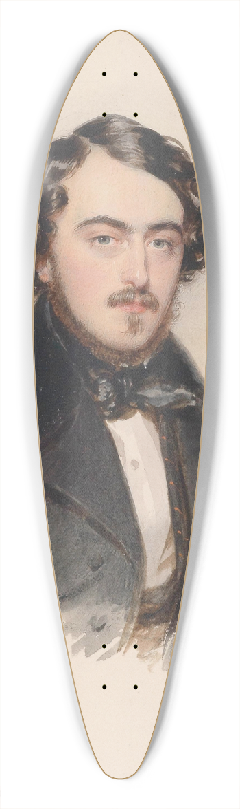 Moritz Michael Daffinger - Portrt Gilbert Borromeo Arese 39.3 inch art pintail longboard deck