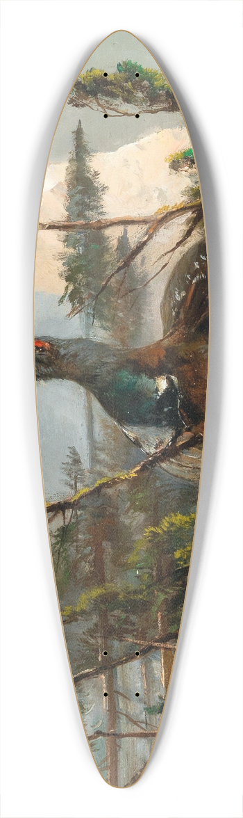 Moritz Mller - Auerhahn 39.3 inch art pintail longboard deck