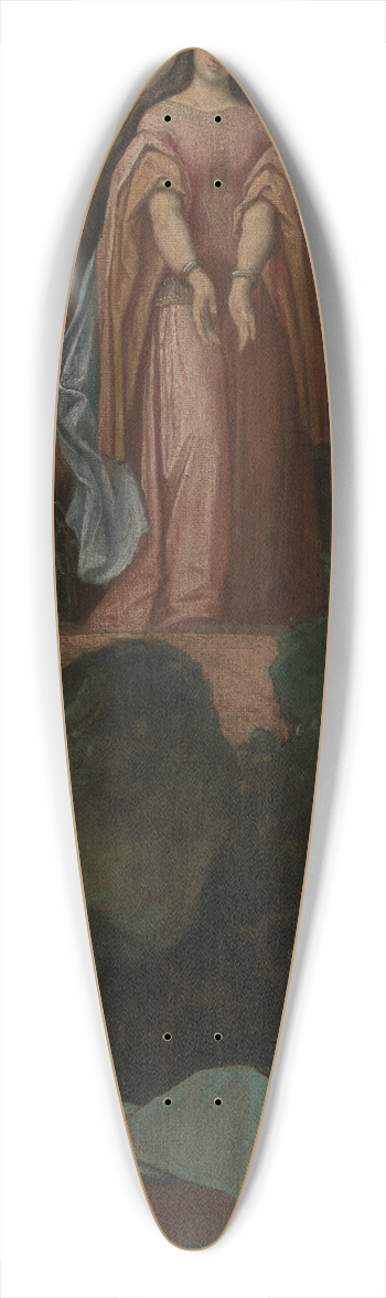 Moritz von Schwind - Der Traum des Ritters 39.3 inch art pintail longboard deck