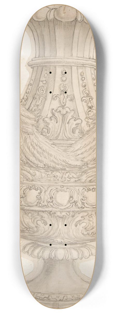 Giovanni Battista Foggini - Design for Vase with Eagles 8.25 inch art skate deck