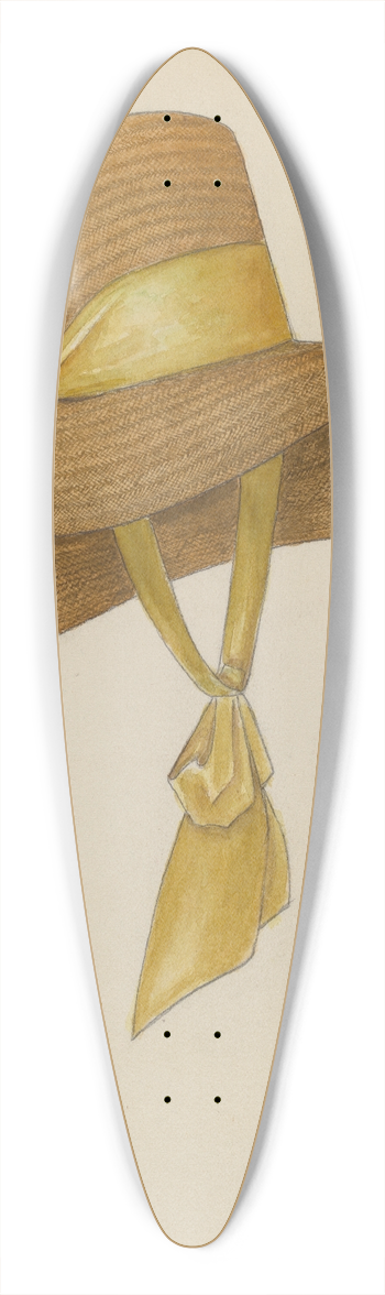 Nancy Crimi - Hat 39.3 inch art pintail longboard deck