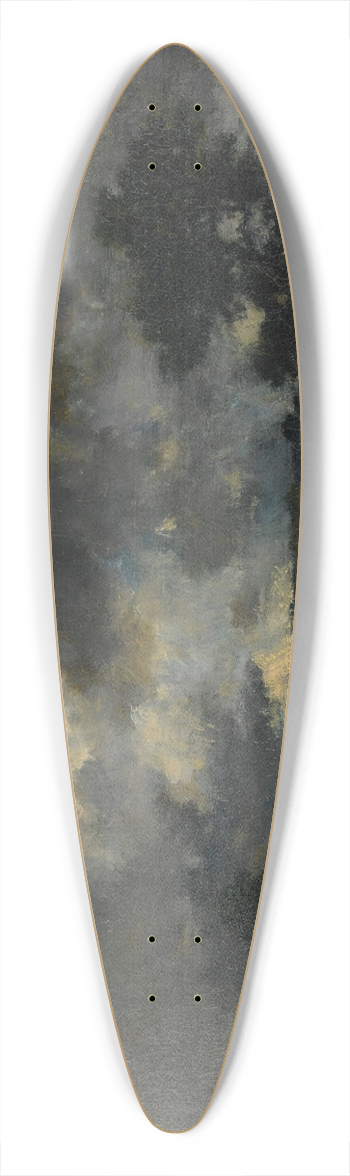 Narcisse-Virgile Diaz de La Pea - LOrage 39.3 inch art pintail longboard deck