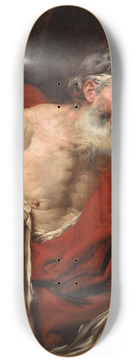 Giovanni Battista Langetti - A Philosopher 8.25 inch art skate deck