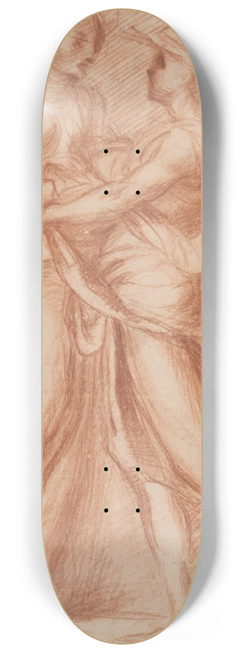 Giovanni Battista Naldini - Mercury and Aglauros 8.25 inch art skate deck