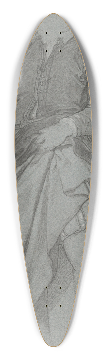 Nicaise De Keyser - The Painter Frans Floris 39.3 inch art pintail longboard deck