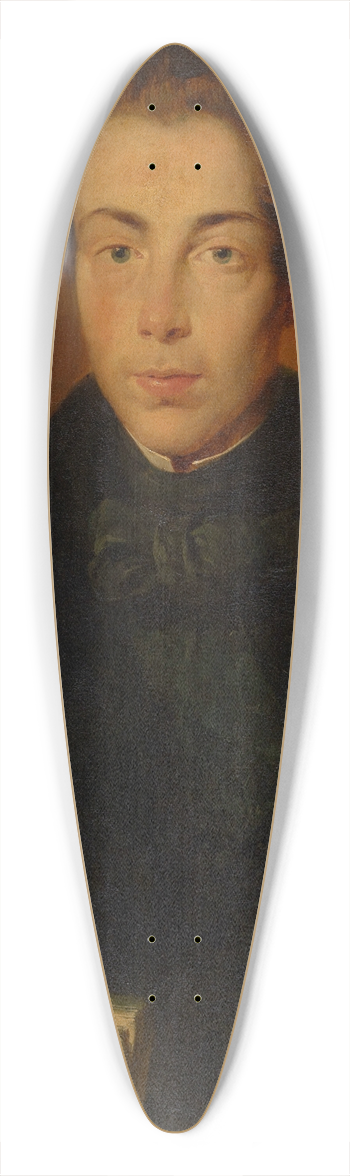 Nicaise De Keyser - The Painter Henri Leys 39.3 inch art pintail longboard deck