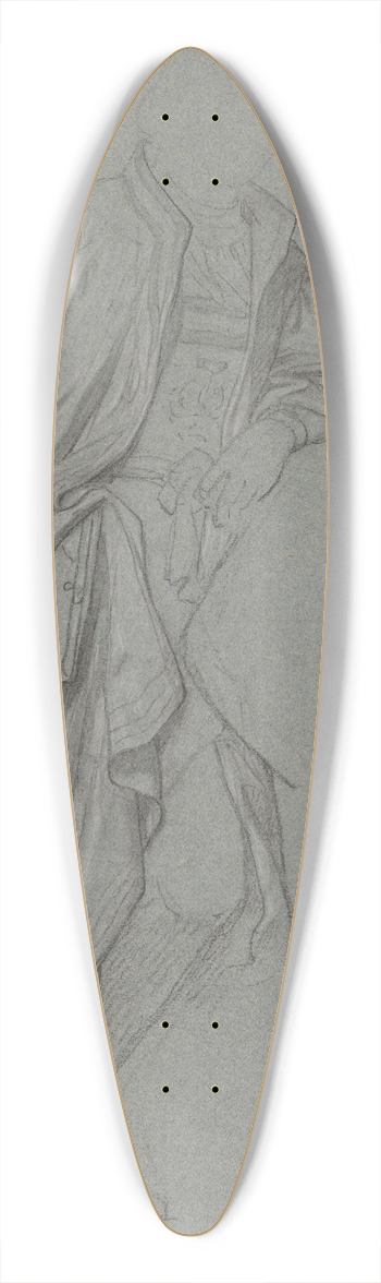 Nicaise De Keyser - The Painter Jan Gossaert 39.3 inch art pintail longboard deck