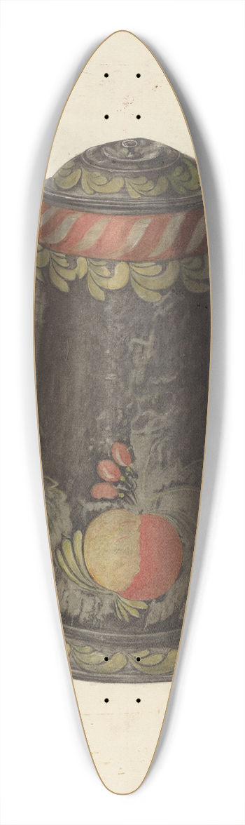 Nicholas Acampora - Toleware Coffee Pot 39.3 inch art pintail longboard deck