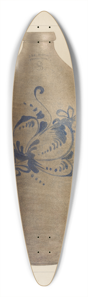 Nicholas Amantea - Jug 39.3 inch art pintail longboard deck