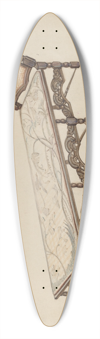 Nicholas Gorid - Day Bed 39.3 inch art pintail longboard deck