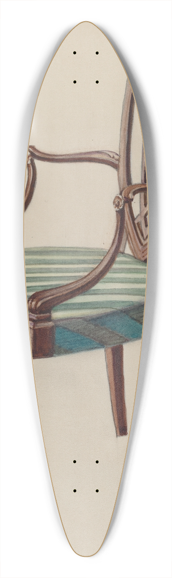 Nicholas Gorid - Side Chair 39.3 inch art pintail longboard deck