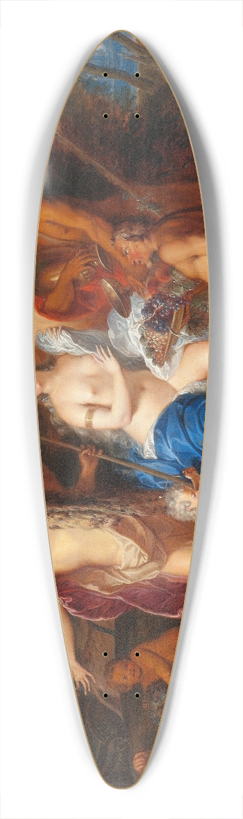 Nicolas Bertin - Bacchus and Ariadne 39.3 inch art pintail longboard deck