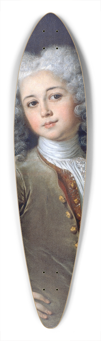 Nicolas de Largillire - Portrait of a Young Man with a Wig 39.3 inch art pintail longboard deck
