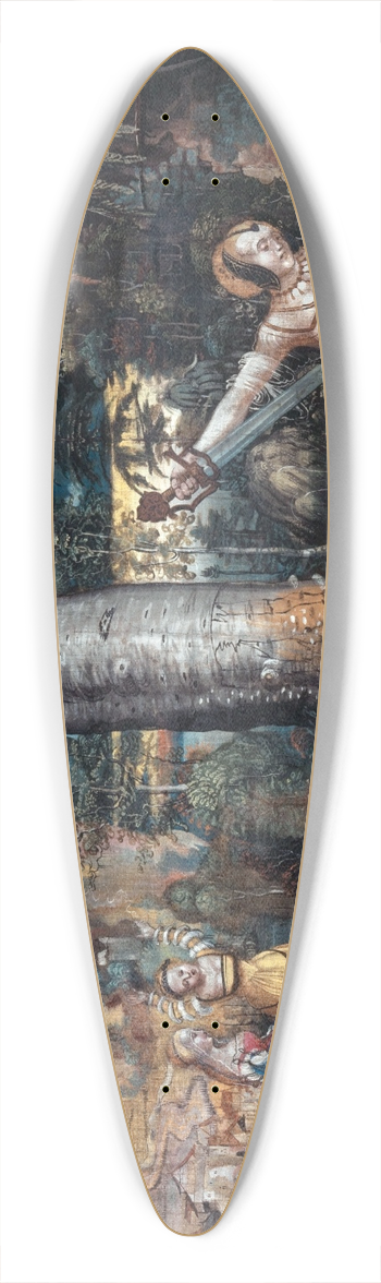 Niklaus Manuel - Pyramus and Thisbe 39.3 inch art pintail longboard deck
