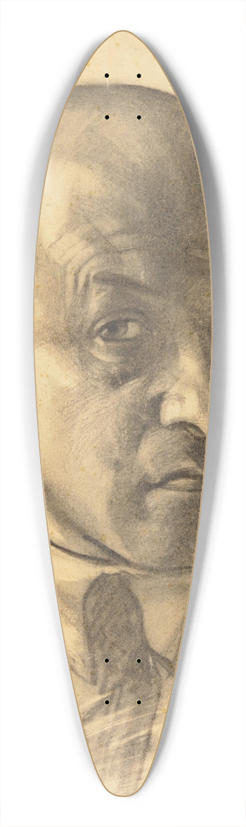 Nikolai Triik - Autoportree 39.3 inch art pintail longboard deck