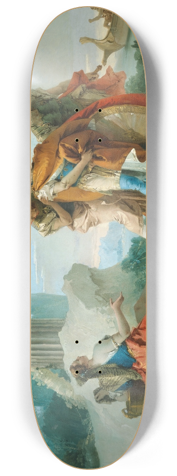 Giovanni Battista Tiepolo - Armida Abandoned By Rinaldo 8.25 inch art skate deck