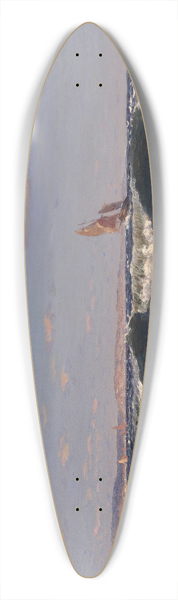 Nikolay Nikanorovich Dubovskoy - Breaking Wave 39.3 inch art pintail longboard deck