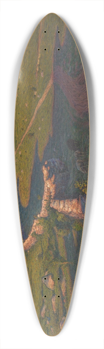 Nils Kreuger - Landscape 39.3 inch art pintail longboard deck