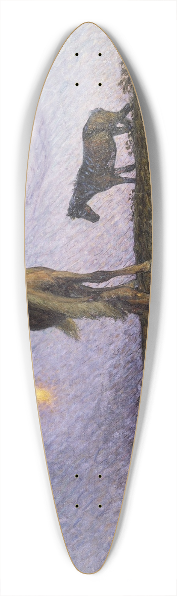 Nils Kreuger - Nightfall 39.3 inch art pintail longboard deck