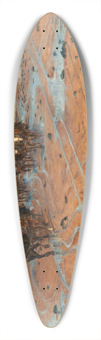 Nils Kreuger - Seaweed Carters, Halland Coast 39.3 inch art pintail longboard deck