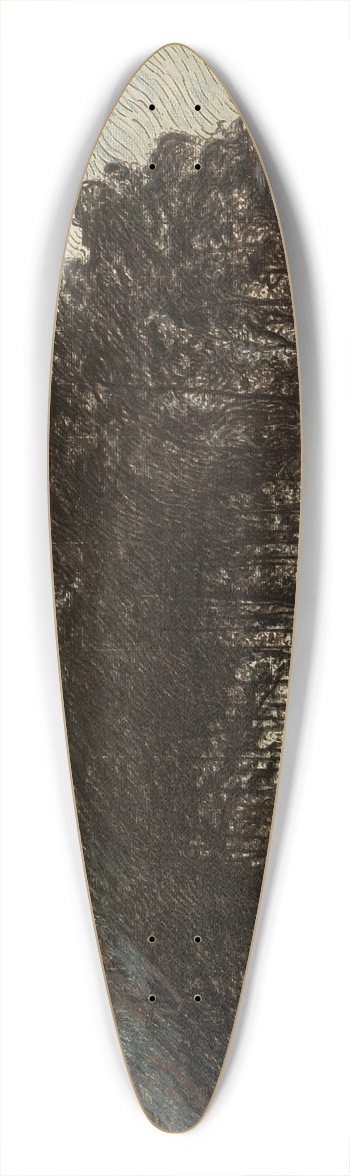 Nils Kreuger - The Grove 39.3 inch art pintail longboard deck