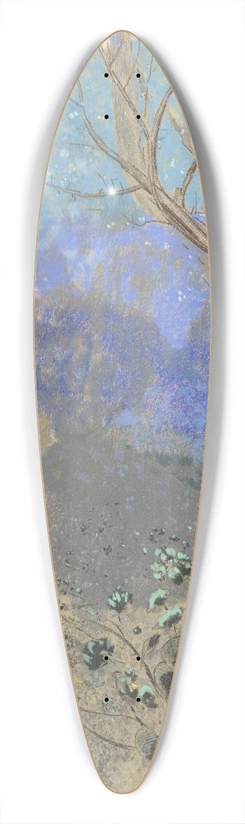 Odilon Redon - Buddha 39.3 inch art pintail longboard deck