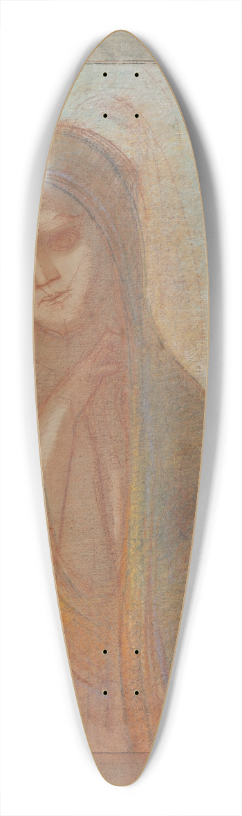 Odilon Redon - La Souffrance 39.3 inch art pintail longboard deck