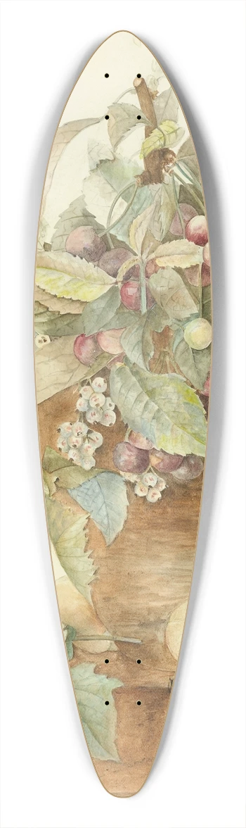 Odilon Redon - Nature morte 39.3 inch art pintail longboard deck