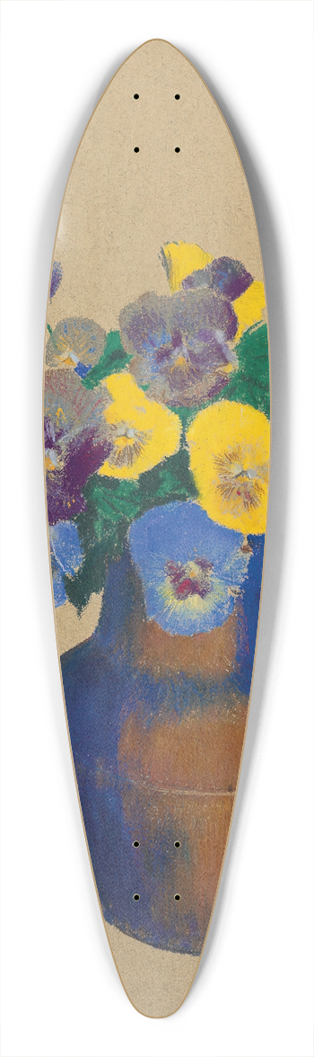 Odilon Redon - Penses 39.3 inch art pintail longboard deck