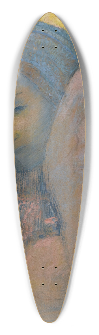 Odilon Redon - Sphinx 39.3 inch art pintail longboard deck
