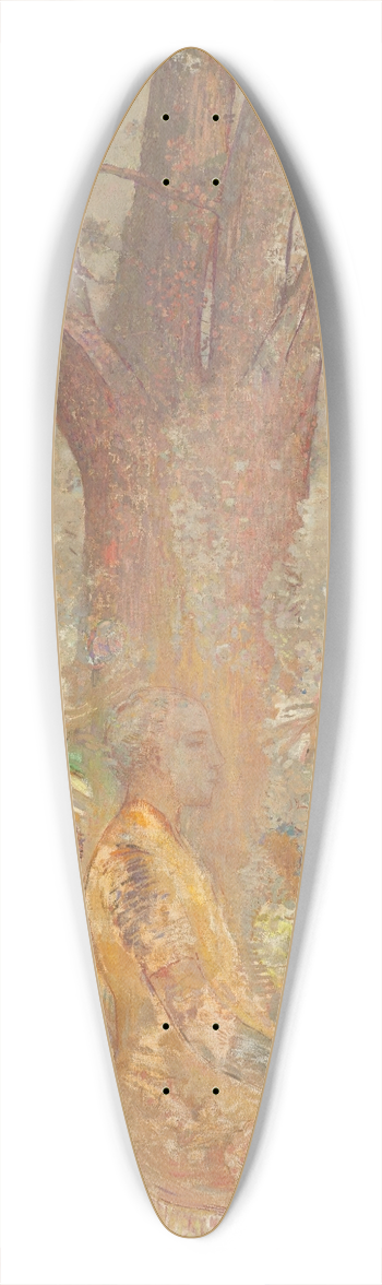 Odilon Redon - The Buddha 39.3 inch art pintail longboard deck