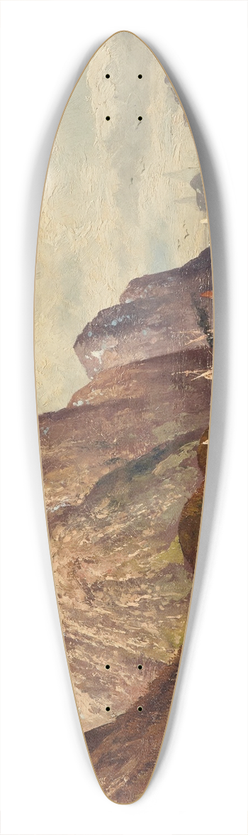 Olaf Petersen - A Fjord 39.3 inch art pintail longboard deck
