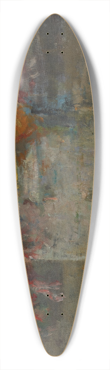Olga Boznanska - Flowers 39.3 inch art pintail longboard deck