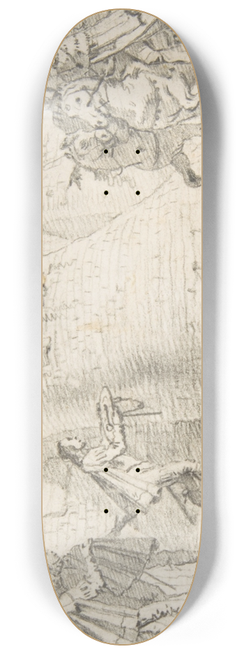 Giovanni Battista Tiepolo - Surrender of the Keys of a City to an Emperor 8.25 inch art skate deck