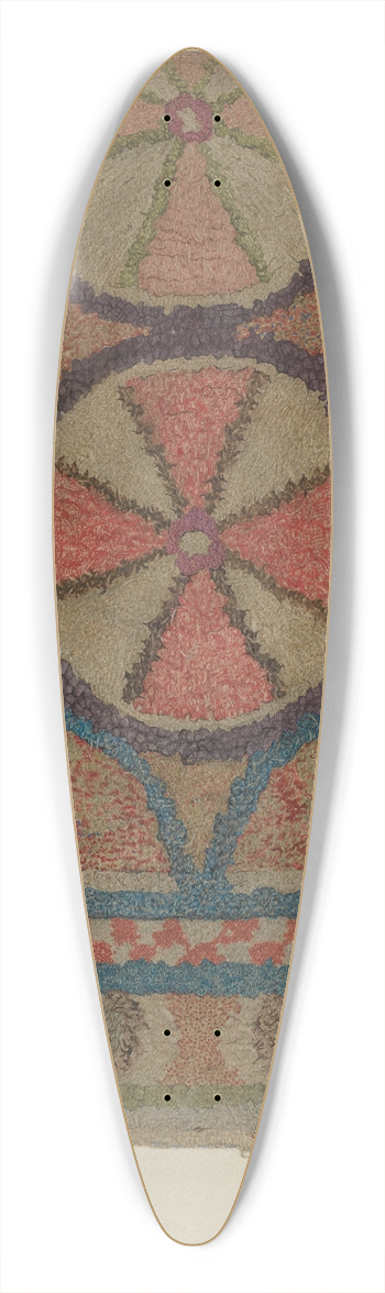 Orville A. Carroll - Shaker Tufted Wool Rug 39.3 inch art pintail longboard deck