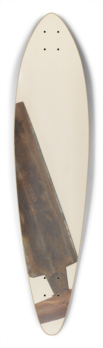 Oscar Bluhme - Curriers Shaving Knife 39.3 inch art pintail longboard deck