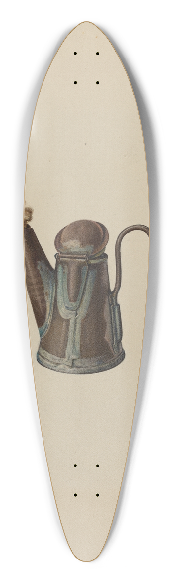 Oscar Bluhme - Miners Lamp 39.3 inch art pintail longboard deck