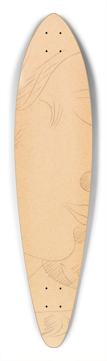 Oskar Schlemmer - Geneigter Kopf nach rechts 39.3 inch art pintail longboard deck