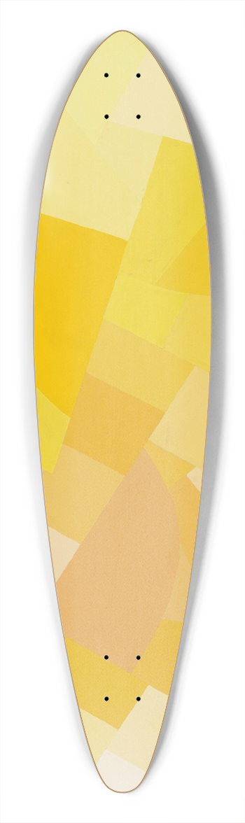 Otto Freundlich - Komposition 39.3 inch art pintail longboard deck