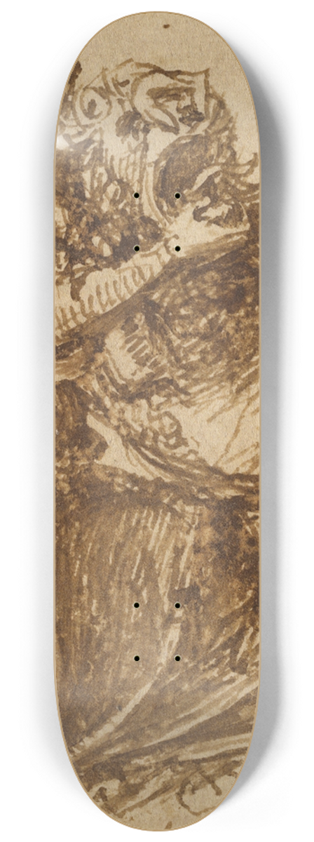 Giovanni Bellini - Fortitude 8.25 inch art skate deck