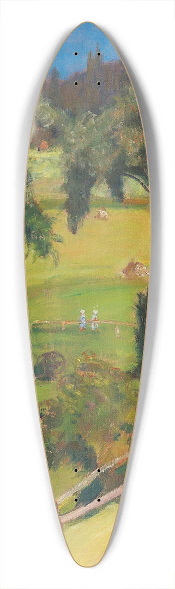 Otto Modersohn - Alte Obstbume hinter dem Haus 39.3 inch art pintail longboard deck