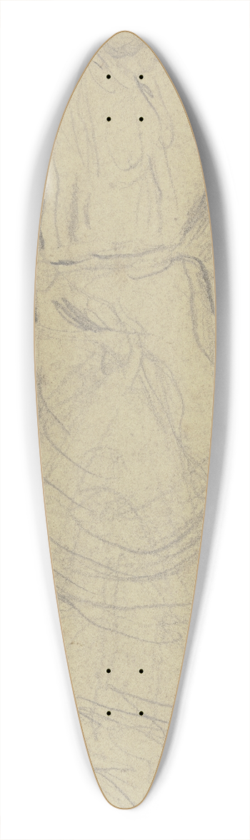 Otto Scholderer - Luise Scholderer im Rschenkleid 39.3 inch art pintail longboard deck