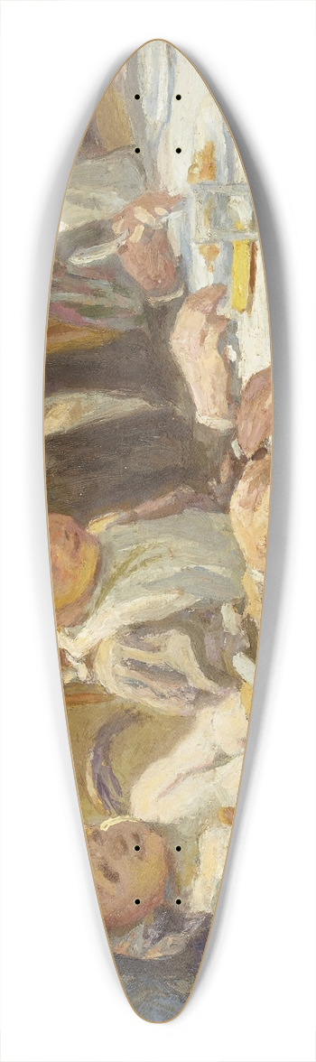 Otto Stark - Mealtime 39.3 inch art pintail longboard deck