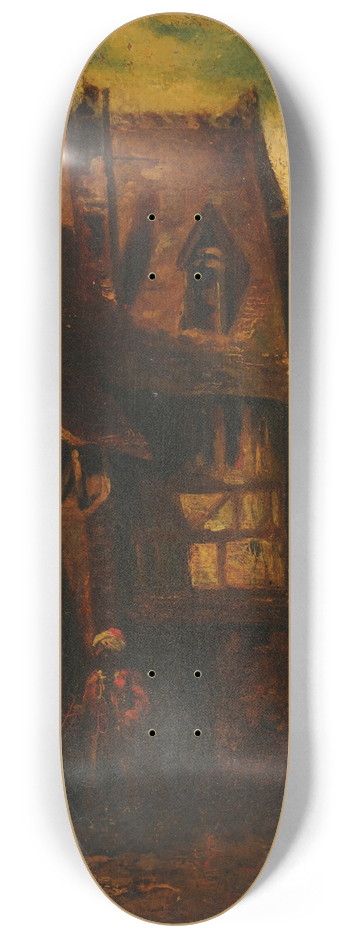 Alexandre-Gabriel Decamps - Vue dOrient 8.25 inch art skate deck