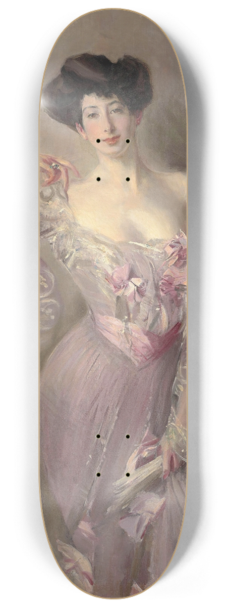 Giovanni Boldini - Portrait of Ena Wertheimer 8.25 inch art skate deck