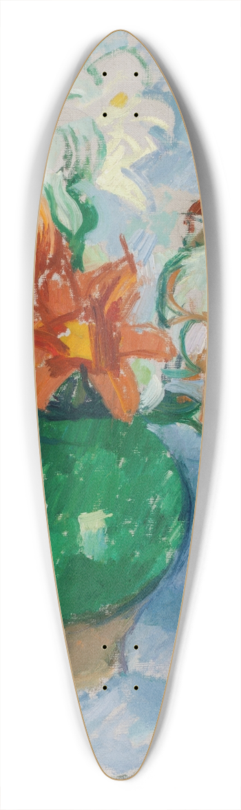 Patrick Henry Bruce - Floral Still Life 39.3 inch art pintail longboard deck