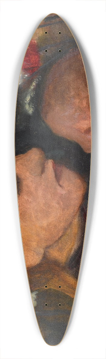 Paula Modersohn-Becker - Girl with child 39.3 inch art pintail longboard deck